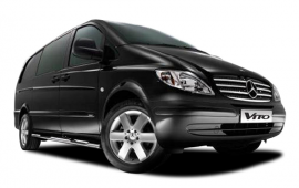 Up to 8 seater minibus carries 8 x PAX 8 x Suitcases 8 x Hand Luggage